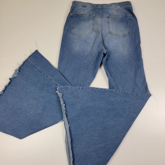 Free People Just Float High Rise Flare Jeans 31 - Picture 6 of 8